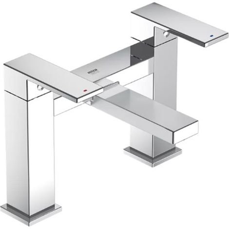 Mira Showers Evoco Square Bath Filler Mixer Tap Chrome Deck Mounted 2.1977.016 (1/2)
