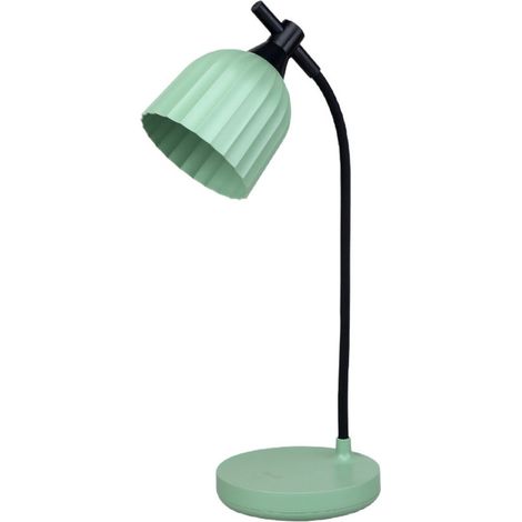 Longziming - Lampe de lecture - Lampe de bureau - Tactile - Bras flexible - 1 pièce - Pour enfants - Verte (1/5)