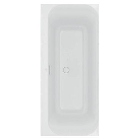 VB Baignoire Loop&Friends 1700x750x470mm CARRÉ Duo Rectangulaire Pierre Blanche (1/4)