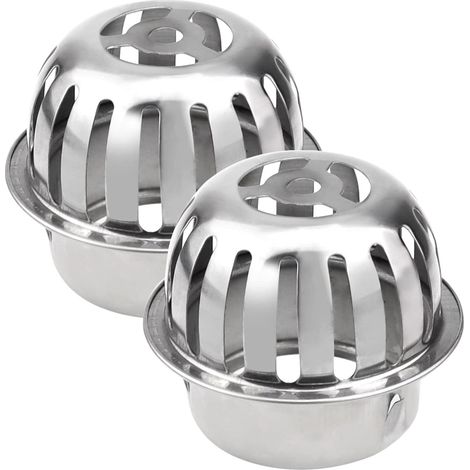 2 Pcs 75 mm Filtres de Gouttière en 304 Ø Acier Inoxydable Protection de gouttière Empêcher tuyaux de toit, feuilles, pollution de mousse Aide à un Drainage Facile (1/5)