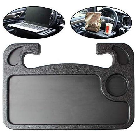 Tablette Volant Voiture, Support Multifonction Portable pour Volant Auto, Plateau Double Face, Bureau Ordinateur pour Conducteur (1/5)