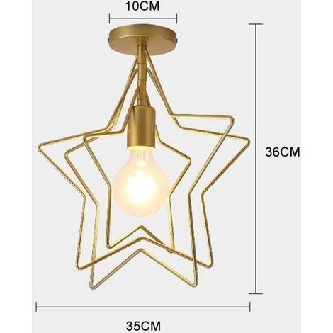 Moderne LED-Metall-Deckenleuchte – Dekorative Lampe für Wohnzimmer, Flur, Bar, Küche, Esszimmer, Kinderzimmer (1/4)