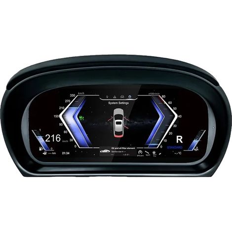 Pannello cruscotto, display digitale, compatibile con BMW Serie 3 E90 E91 E92 2005-2012, F90 (1/2)