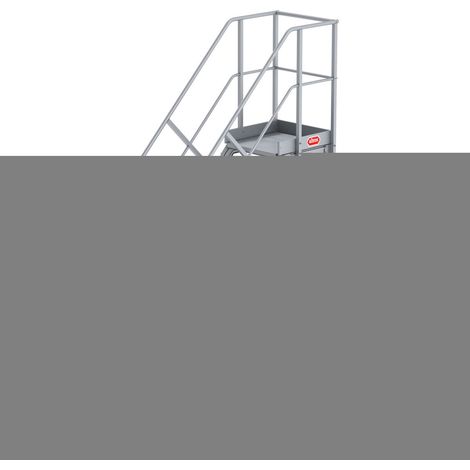 Altrex Podesttreppe fahrbar 45° 9 Stufen