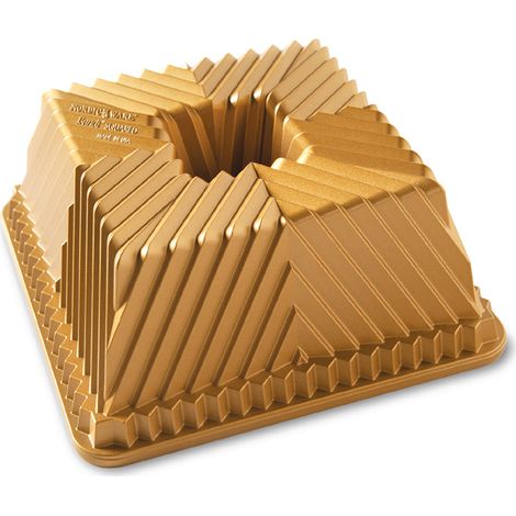 Stampo quadrato dorato per torte / Nordic Ware (1/3)