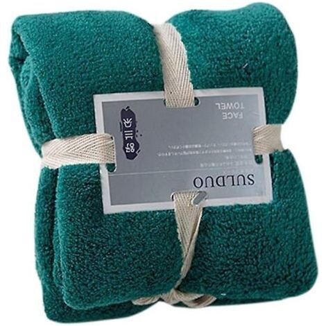 Serviette absorbante, serviette de bain en velours de corail, idéale pour absorbant (1/2)