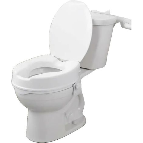 Toilettensitz-Erhöhung, langlebiger PP-Kunststoff, einfache Montage, GELB (1/2)