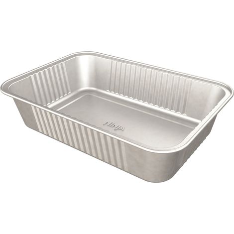 Grillzubehör ninja Aluminium Einweg Fettpfannen 15x22 cm 10er (1/2)