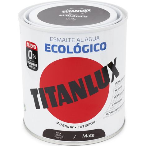 ES TITANLUX AGUA 250 MATE TABACO (ECO) ESMALTE AL AGUA (1/2)