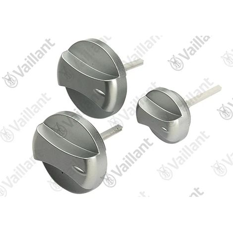 VAILLANT Botón, platino, Juego de 3 unidades VC 104/3-E u.w. Vaillant-Nr. , 114289