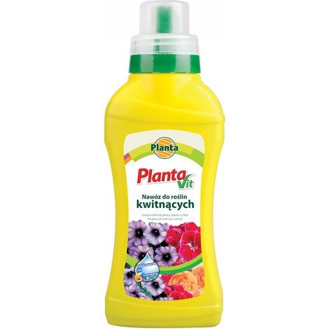 Engrais liquide multi-composants Planta pour plantes à fleurs 0,4 L