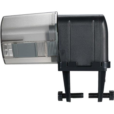 Distributeur automatique de nourriture pour poissons d'aquarium avec minuterie et sortie réglable, contrôlable par application. (1/4)