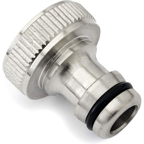 CCYKXAPremium 3/4 Pouce (20/27) Raccord de Tuyau Adaptateur en Laiton de Haute qualité antirouille et imperméable Robinet de Jardin, Tuyau, Machine à Laver (1/5)