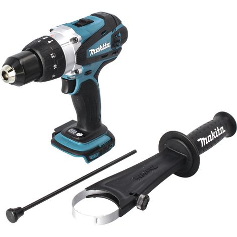 Makita – Perceuse-visseuse à percussion sans fil 18V – Couple 91Nm – Moteur puissant pour perçage béton et métal – Compacte et légère 2kg (1/7)