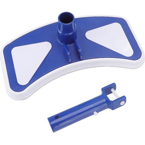 Tête d'aspirateur papillon lestée pour piscine avec roue et brosse latérale, adaptée aux parcs aquatiques et aux aquariums (1/5)