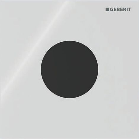 Geberit - Commande électronique de chasse d’eau d'urinoir type 40, alimentation secteur, Bluetooth, verre/blanc 116.024.SI.1 (1/4)