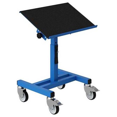 Carrello con cassetti inclinabili e regolabili - Piano 610x140mm - Blu industriale - Cassetta Europa - W020020011-BI