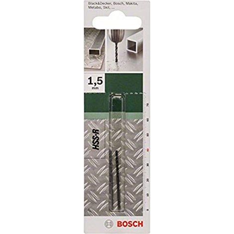 BOSCH - 2 PUNTE PER METALLO HSS 1,5x18x40 (1/4)