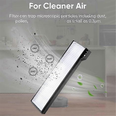 HEPA-Filter-Ersatz für X10 Pro Omni Saugroboter, Filterzubehör Edition 0618 (1/4)