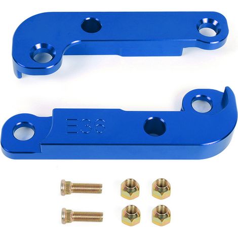 Tuningteile für BMW E36: Erhöhter Lenkeinschlag, Driftsperre, Rennlenkradadapter – Blau (1/4)