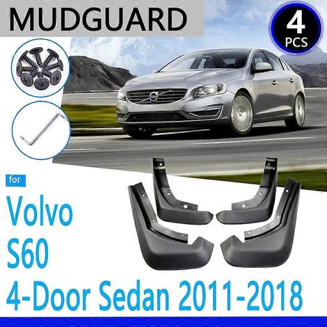 Garde-boue compatibles avec Volvo S60 2011-2018 2012 2013 2014 2015 2016 2017 Accessoires auto Bavettes Ailes Pièces de rechange auto (1/5)