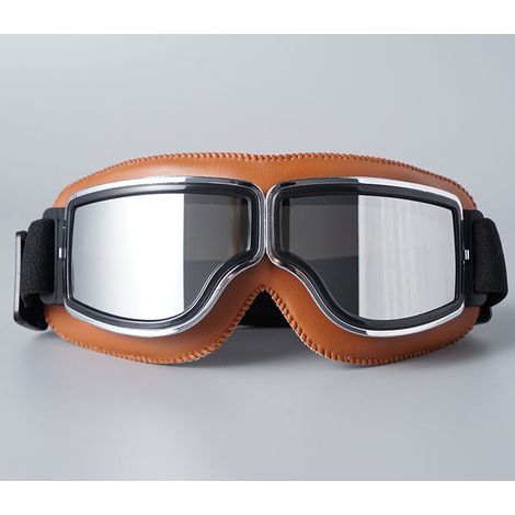 Lunettes de moto rétro aviateur (1/5)