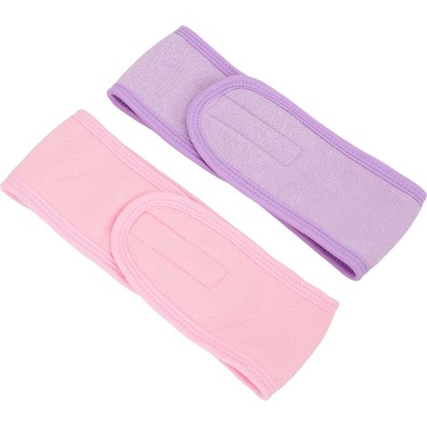 Bandeau frontal ajustable pour soin visage, yoga et nettoyage, anti-transpiration (1/5)