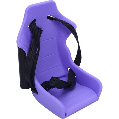 Porte-Vélo de Poupée Avant – Porte-Vélo Pliable pour Vélos Pliants et Vélos à Petites Roues pour Enfants – Chaise de de Poupée en Plastique Léger pour Jouer en Plein Air (Purple) (1/5)