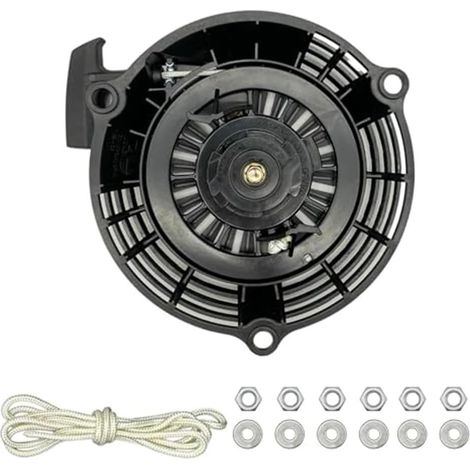 Démarreur à bobine pour Honda GCV135 pour gcv160 GCV190 - Pièce de rechange - Noir (1/5)