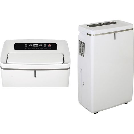 Déshumidificateur 20 litres, programmateur automatique, idéal pour éliminer l'humidité et prévenir les moisissures dans les espaces fermés. (1/2)