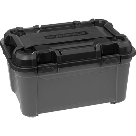 Cassetta di plastica 80l nera - 5five (1/5)