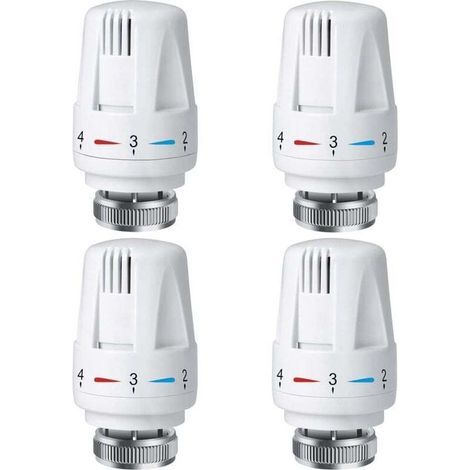 DBBEGK YMYNY Tête thermostatique de radiateur PCS, tête de thermostat de radiateur TRV M30 x 1,5, vanne thermostatique de radiateur, vannes de radiateur de radiateur pour système de chauffage pour la 