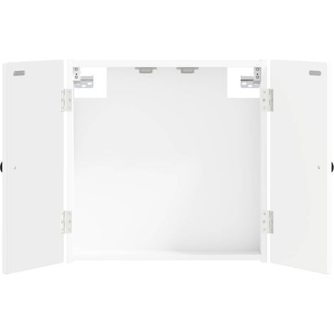 vidaXL Armario para dianas EDE Blanco 52,5 x 10,5 x 53,5 cm (1/2)