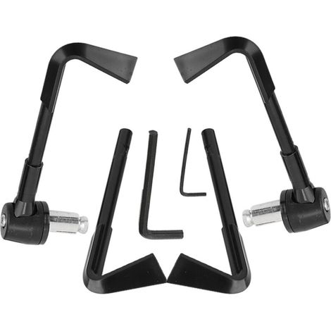 CNC motorcycle handlebar brake lever protectors protect the motorcycle handlebar (black) (1/5)