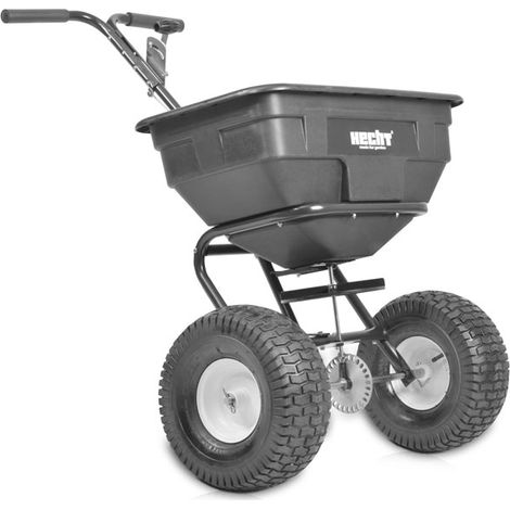 Streu Wagen Anhänger 60 L Gerät Splitt Dünge Salz Saatgut Schleuder Streuer Quad (1/5)