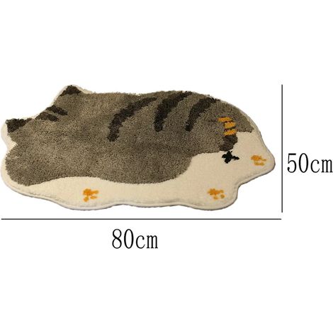 Tapis de bain mignon antidérapant doux style Totoro 5080cm (1/5)
