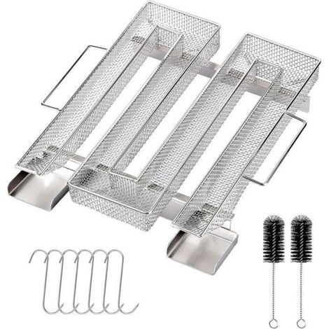 Générateur De Fumée Froide - Acier Inoxydable - Pour Fumoir - Double Combustion - 1 Pièce (1/5)