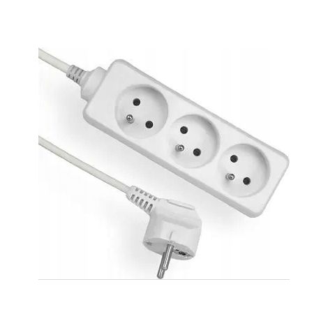 Cable de extensión portátil de 3 tomas de 1,5 m elgotech