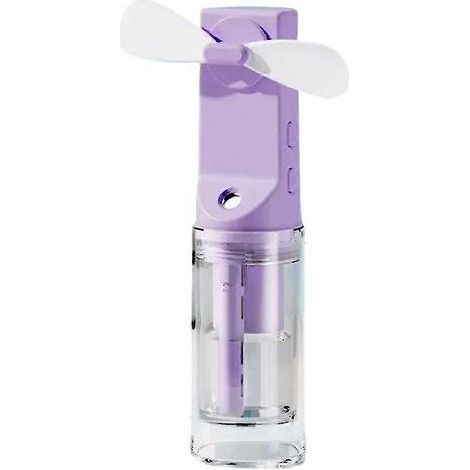 Online Store - Ventilateur brumisateur portable rechargeable, 4 vitesses, violet (1/5)