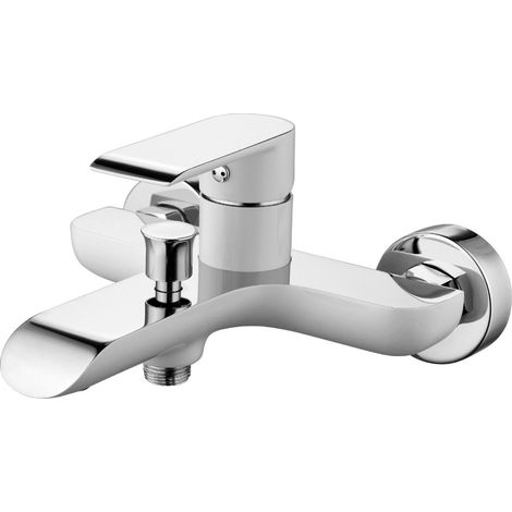 Primaster Badewannenarmatur Alaska weiß Armatur Badezimmer