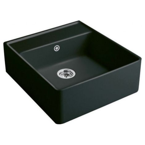 Bloc évier VB 595 x 630 mm avec évier en céramique intégré, Graphite cplus (1/2)