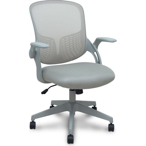 Silla Opti544 gris respaldo malla gris asiento 3D gris