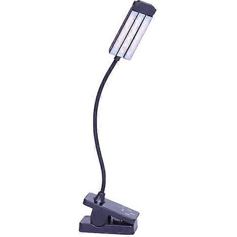 Wiederaufladbare LED-Klemmleuchte über USB, Mini-Nachttischlampe für Kinder, Schreibtischlampe zum Lesen. (1/5)