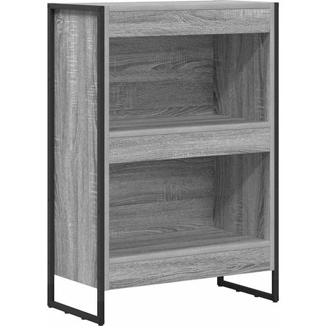 Maison Exclusive - Estantería para libros Gris Sonoma 60 x 30 x 8