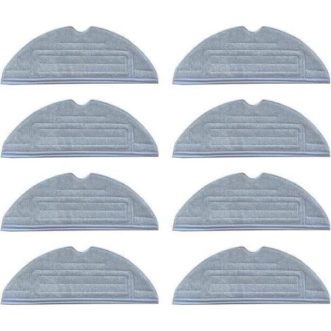 Outad® Serpillères pour Roborock S8/S7 S7 + T7 T7 Plus (8 pièces),lingettes pour Roborock S8, chiffon lavables de nettoyage 8pcs (1/4)