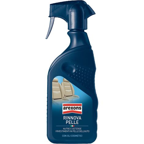 Detergente pulisci sedili Auto in pelle Arexons Rinnovante Nutriente Spray 500ml