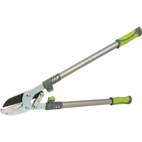 Cisaille coupe-branches à enclume 73cm – Acier tubulaire ovale – Revêtement anti-adhérent – Poignées antidérapantes pour coupe précise (1/5)