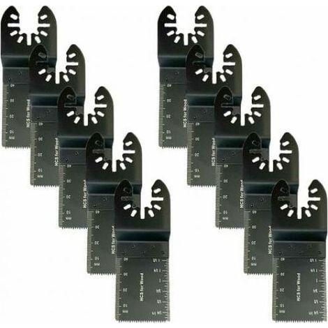 Oszillierendes Sägeblatt – 34 mm – Kohlenstoffstahl – Für Abbruch- und Renovierungsarbeiten – 5er-Pack (1/5)