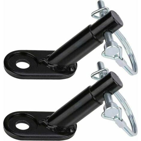 2 pcs Attelage de Remorque de Vélo, Attelage de Remorque de Vélo en Adaptateur, Coupleur de Remorque de Vélo de Attelage, pour Enfant Remorque Vélo Remorque Chien Remorque Tête Traction (1/4)