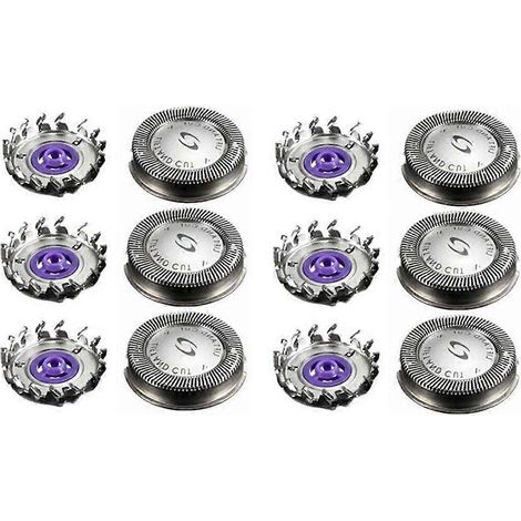 Lot de 6 lames de rasoir pour hommes HQ3 HQ4 HQ55 HQ56